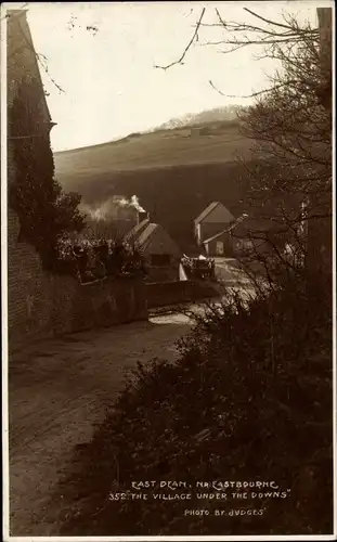 Ak East Dean East Sussex England, The Village under the Downs