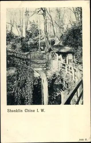 Ak Shanklin Isle of Wight England, Chine