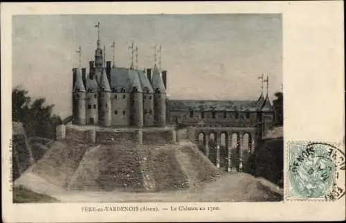 Ak Fère en Tardenois Aisne, Le Château