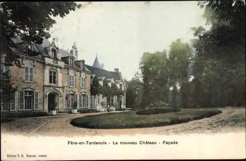 Ak Fère en Tardenois Aisne, neues Schloss
