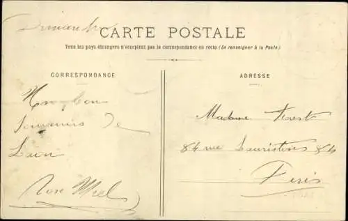 Ak Laon Aisne, Entree de la Citadelle, Einmarsch in die Festung