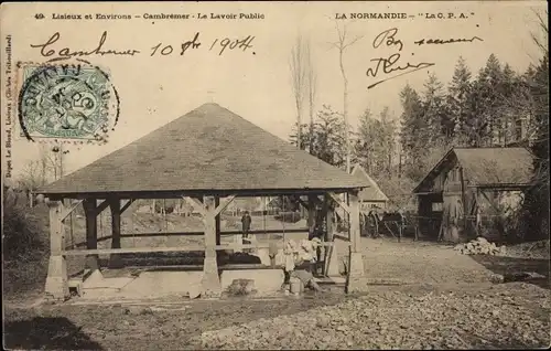 Ak Cambremer Calvados, Lavoir Public