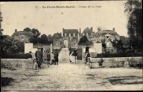 Ak La Ferté Saint Aubin Loiret, Chateau de La Ferté
