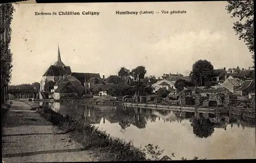 Ak Montbouy Loiret, Vue générale