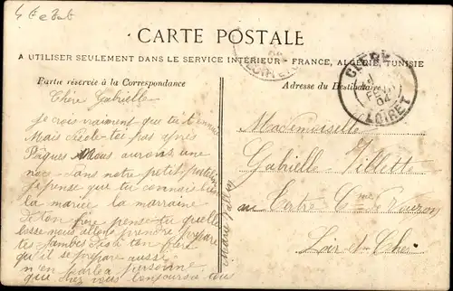 Ak Jouy le Potier Loiret, Château de Montour