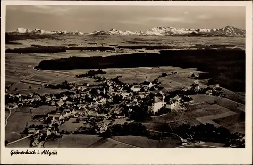 Ak Bad Grönenbach im Allgäu, Fliegeraufnahme