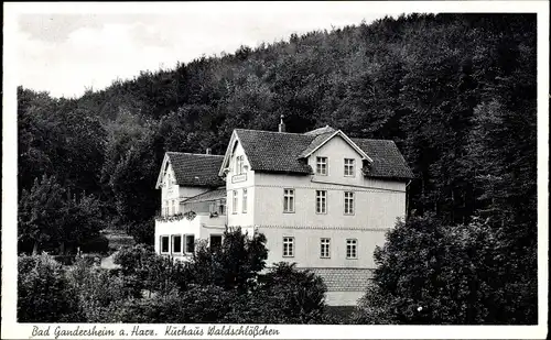 Ak Bad Gandersheim in Niedersachsen, Kurhaus Waldschlösschen