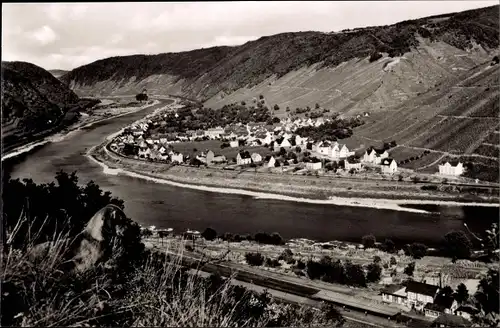 Ak Oberfell an der Mosel, Panorama