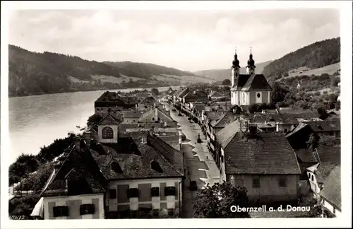 Ak Obernzell an der Donau Niederbayern, Ortsansicht