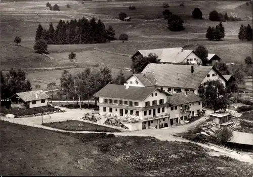 Ak Osterreinen Rieden am Forggensee Bayern, Vogelschau, Restaurant Sonnenhof