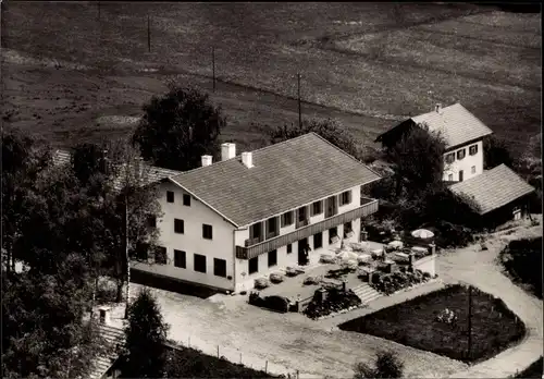 Ak Osterreinen Rieden am Forggensee Bayern, Vogelschau, Restaurant Sonnenhof