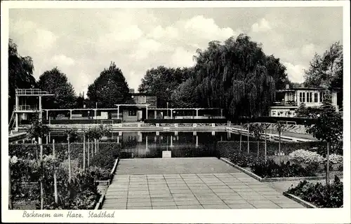 Ak Bockenem am Harz, Stadtbad