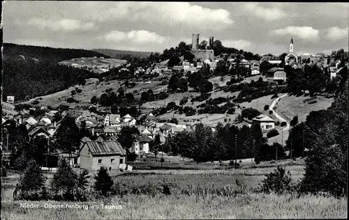 Ak Nieder Oberreifenberg Schmitten im Taunus Hessen, Teilansicht