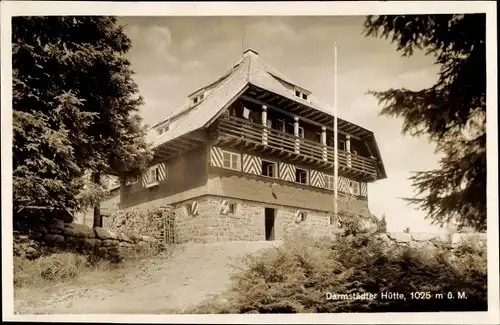 Ak Seebach Baden im Ortenaukreis, Darmstädter Hütte