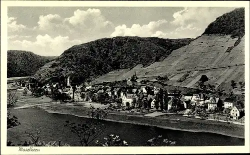 Ak Moselkern an der Mosel, Ort mit Umgebung