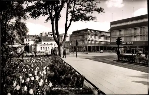 Ak Lüdenscheid im Märkischen Kreis, Stadtmitte, Kaufhof