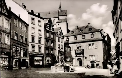 Ak Cochem an der Mosel, Marktplatz