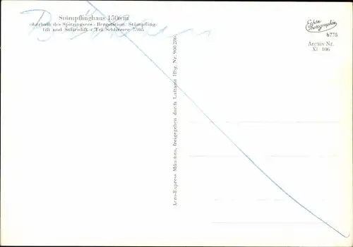 Ak Spitzingsee Schliersee in Oberbayern, Stümpflinghaus