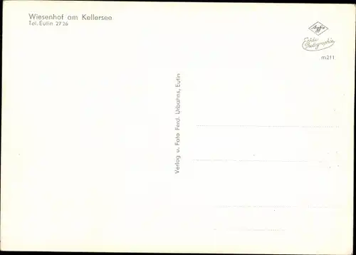 Ak Malente in Ostholstein, Wiesenhof am Kellersee