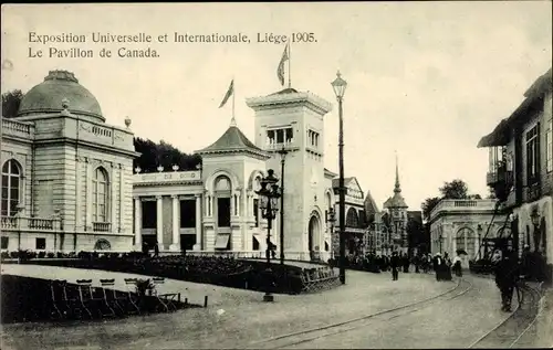 Ak Liège Lüttich Wallonien, Exposition Universelle et Internationale 1905, Pavillon de Canada
