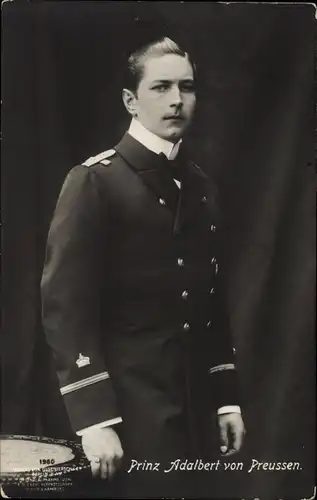 Ak Prinz Adalbert von Preußen in Uniform, Portrait