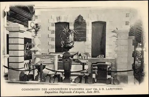 Ak Angers Maine et Loire, Commission des Ardoisieres, Exposition Regionale, Juin 1925