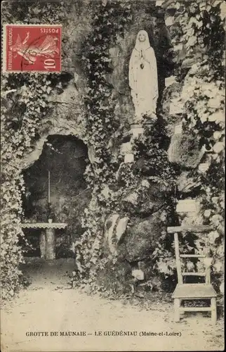 Ak Guédéniau Maine et Loire, Grotte de Maunaie