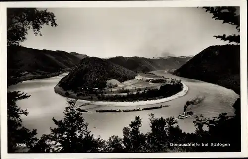 Ak Schlögen Haibach ob der Donau Oberösterreich, Donauschleife