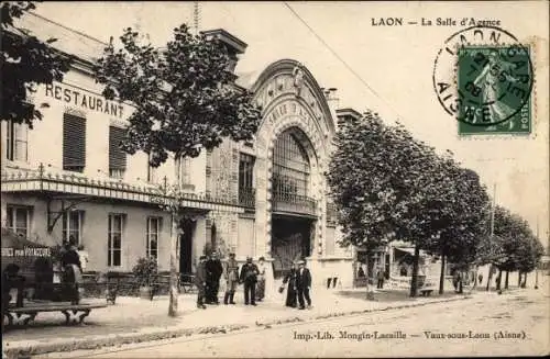 Ak Laon Aisne, La Salle d'Agence