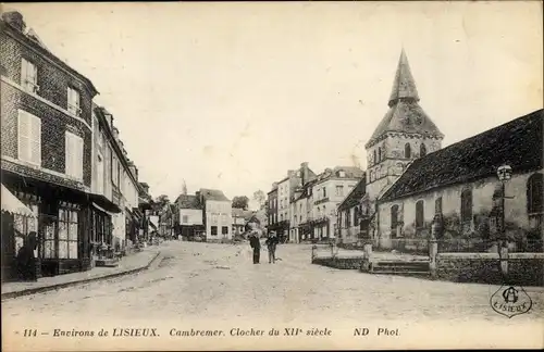 Ak Cambremer Calvados, Eglise, Clocher