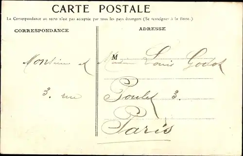 Ak Lorris Loiret, Intérieur de l'Hôtel de Ville