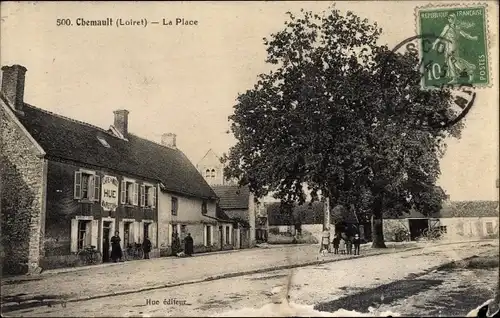 Ak Chemault Loiret, La Place