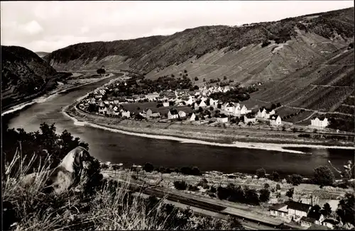 Ak Oberfell an der Mosel, Panorama