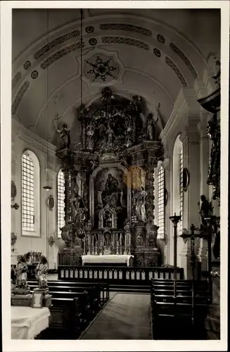 Ak Halfing Oberbayern, Hochaltar in der Pfarrkirche