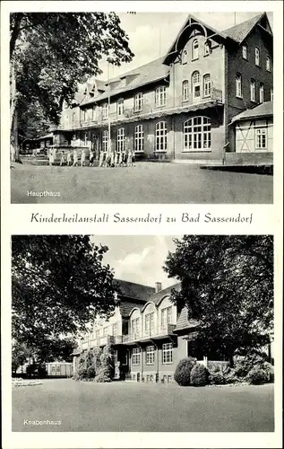 Ak Bad Sassendorf im Kreis Soest, Kinderheilanstalt, Haupthaus, Knabenhaus