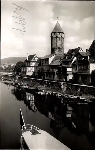 Ak Wertheim am Main, Tauberpartie