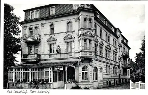 Ak Bad Salzschlirf Osthessen, Hotel Kaiserhof