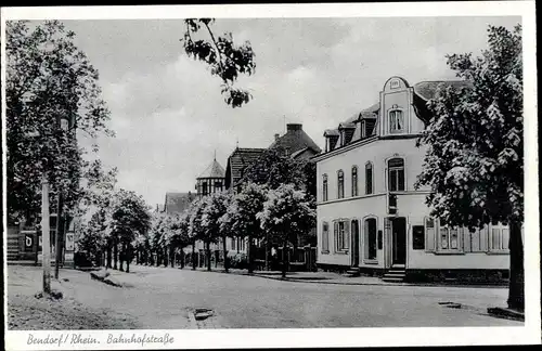 Ak Bendorf am Rhein, Bahnhofstraße