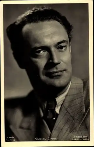 Ak Schauspieler Gustav Diessl, Portrait