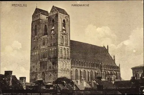 Ak Prenzlau Kreis Uckermark, Marienkirche