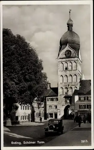 Ak Erding in Oberbayern, Schöner Turm