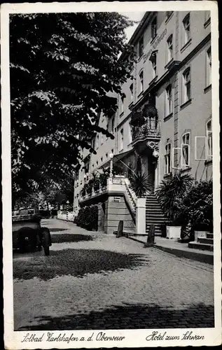 Ak Bad Karlshafen an der Weser, Hotel zum Schwan