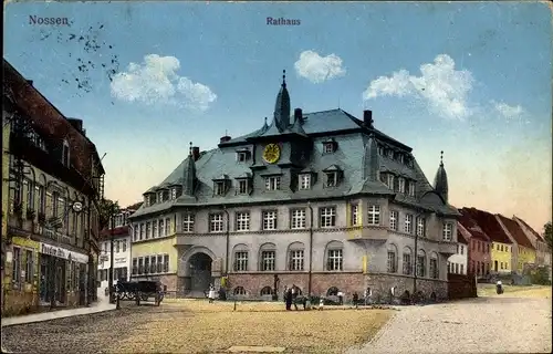 Ak Nossen in Sachsen, Rathaus