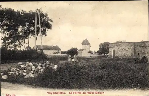 Ak Viry Chatillon Essonne, Ferme du Vieux Moulin