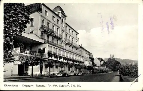 Ak Remagen, Rheinhotel