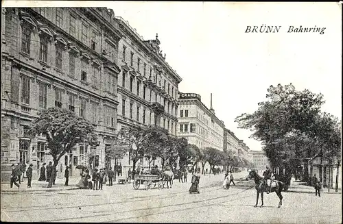 Ak Brno Brünn Südmähren, Bahnring