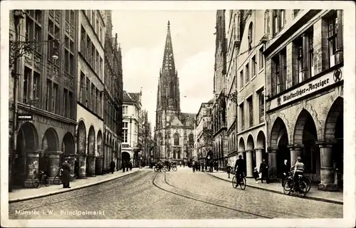 Ak Münster in Westfalen, Principalmarkt