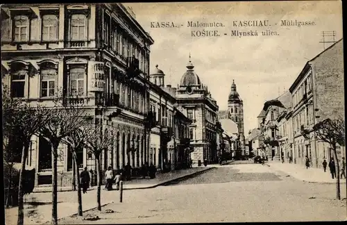 Ak Košice Kassa Kaschau Slowakei, Mühlgasse