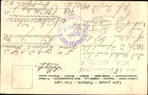 Ak Brunstatt Elsass Haut Rhin, Spezerei*, Gasthaus**