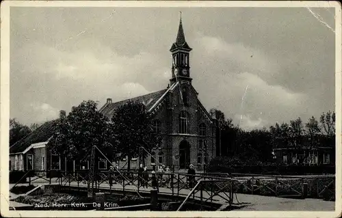 Ak De Krim Overijssel, Ned. Herv. Kerk